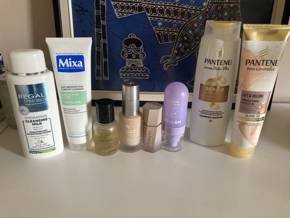 Сет козметика за лице и коса