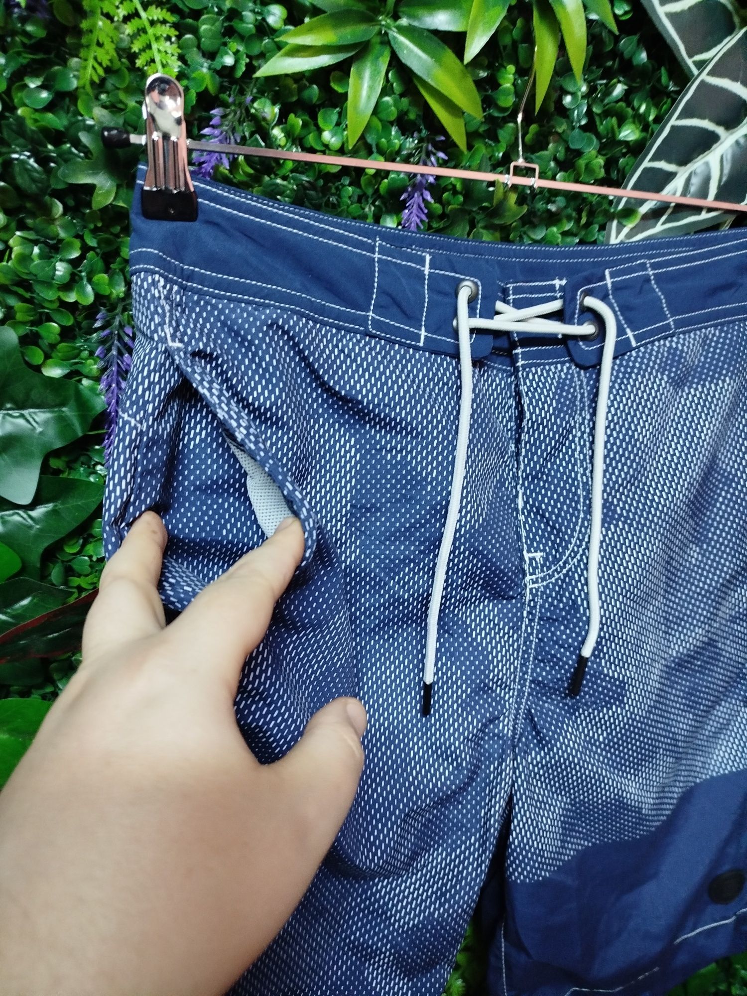 Оригинални мъжки бански G-Star Raw Divad S нови сини джи стар