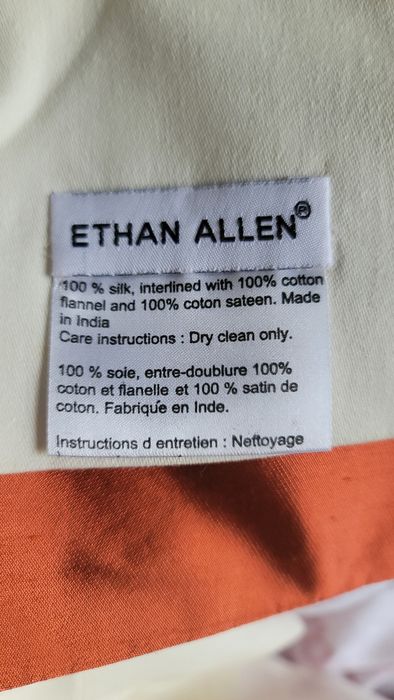 Draperii matase naturala Ethan Allen