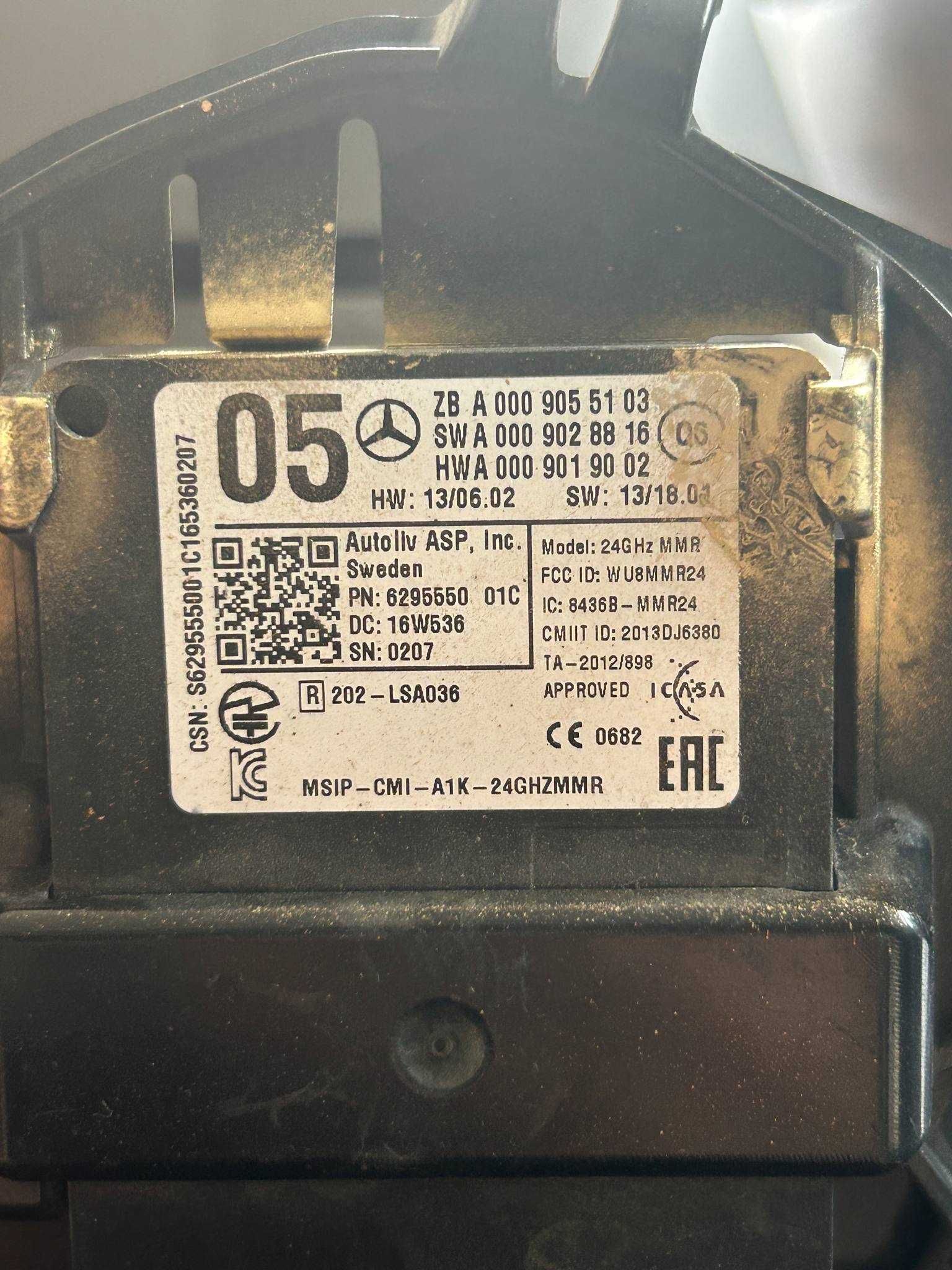 Distronic / radar Mercedes A-class w176,Mercedes Cla C117 A0009055103