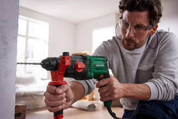 НОВ Немски перфоратор PARKSIDE® SDS-Plus Hammer Drill 800W