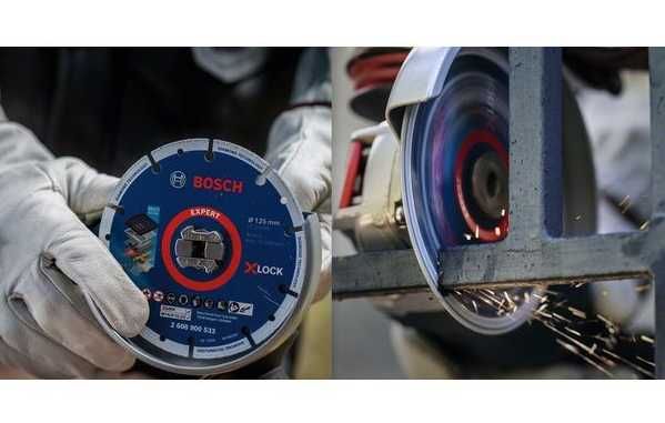 Диамантен диск за метал Bosch, X-LOCK ф125 x 22.23 м