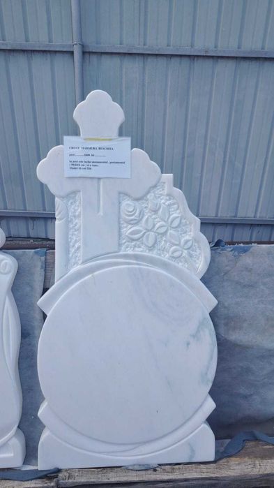cruci marmura ruschita si capace  granit  pentru morminte