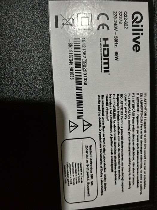 Plăci Vestel 32 cu 17ips62