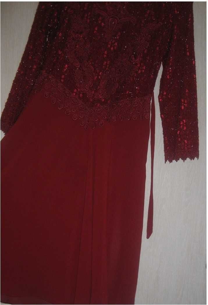 Красно-бордо платья Турция и США, на 42-44, 46 размеры - по 6000 тенг