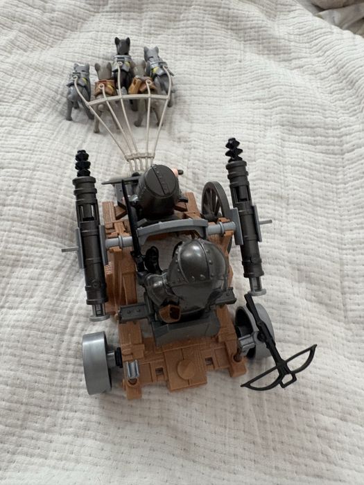 Playmobil novelmore trasura cu lupi si cavaleri