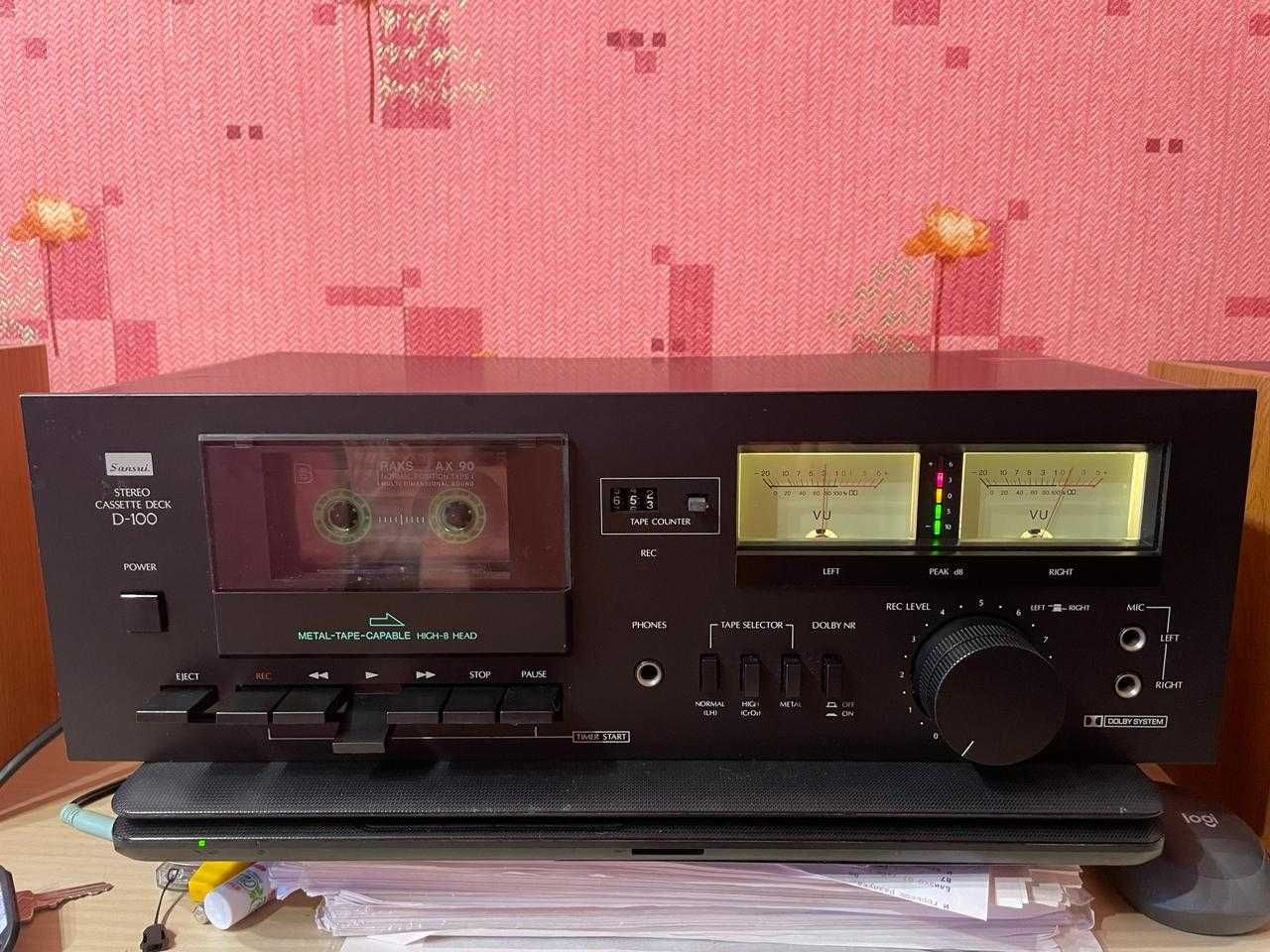 SANSUI D100 кассетная дека