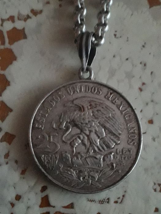 Vand lant si medallion din argint 61g