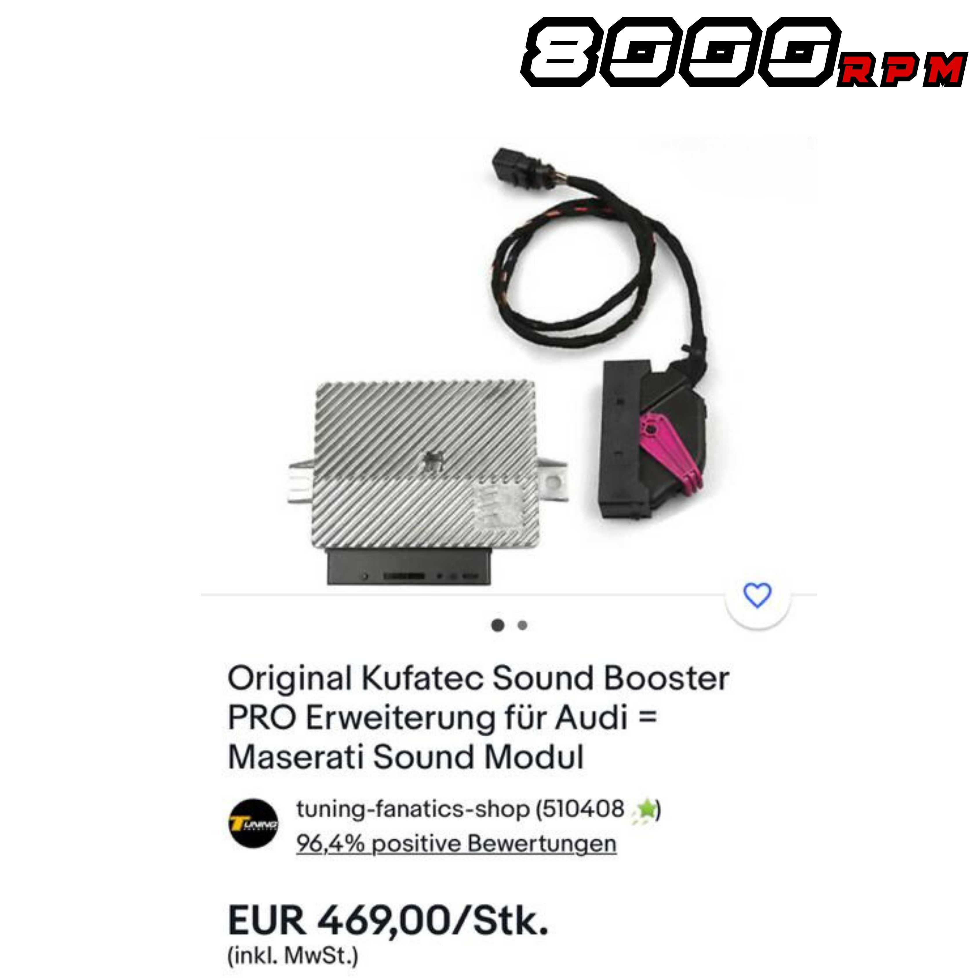 RS V8 звук за Audi Q5 8R спортна Active Sound  генерация SQ5 дизел