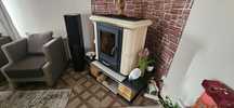 Semineu deosebit teracota alba 6 kw