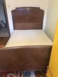 Pat vintage - 140 cm latime - lemn natural