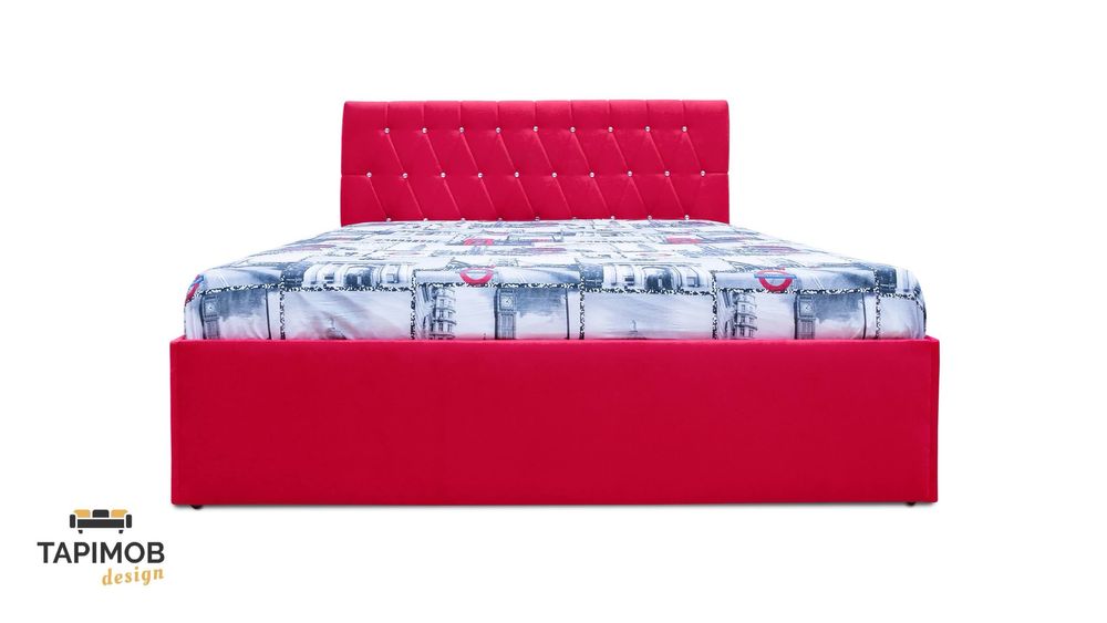 Vand pat chesterfield cu cristale swarovski