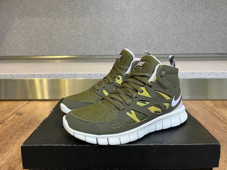 ОРИГИНАЛНИ *** Nike Free Run 2 Mid Boot Olive Womens