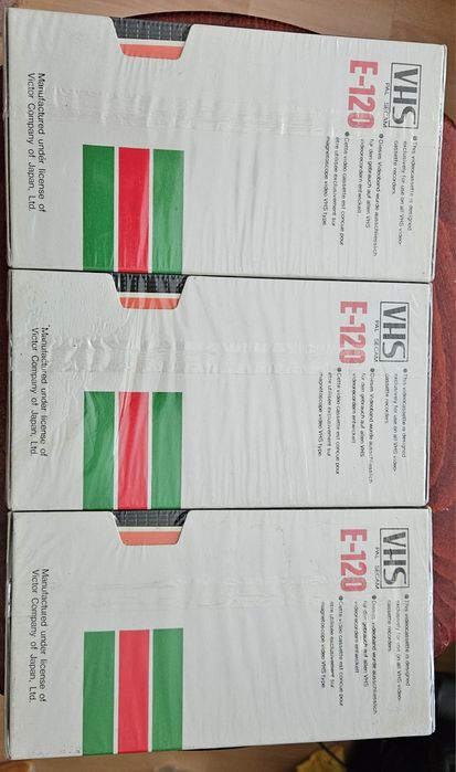 LOT 10 Casete video TDK EHG 120 + 3 Mitsui 120.Cumpărate din SUA Made