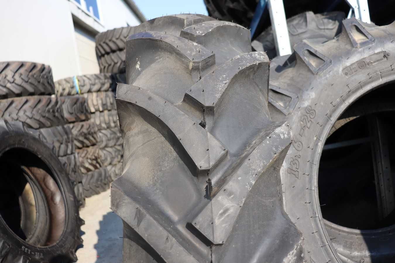 Anvelope noi 13.6-28 BKT 8 pliuri cauciucuri pentru tractor spate