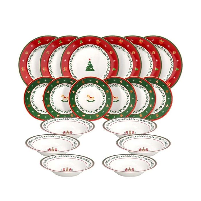 Коледен порцеланов сервиз