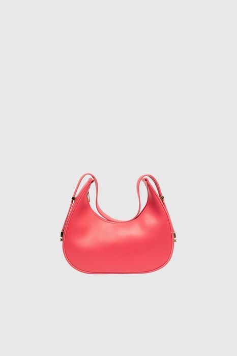 НОВО! ЛИКВИДАЦИЯ! Дамска чанта Хобо с несесер в розово