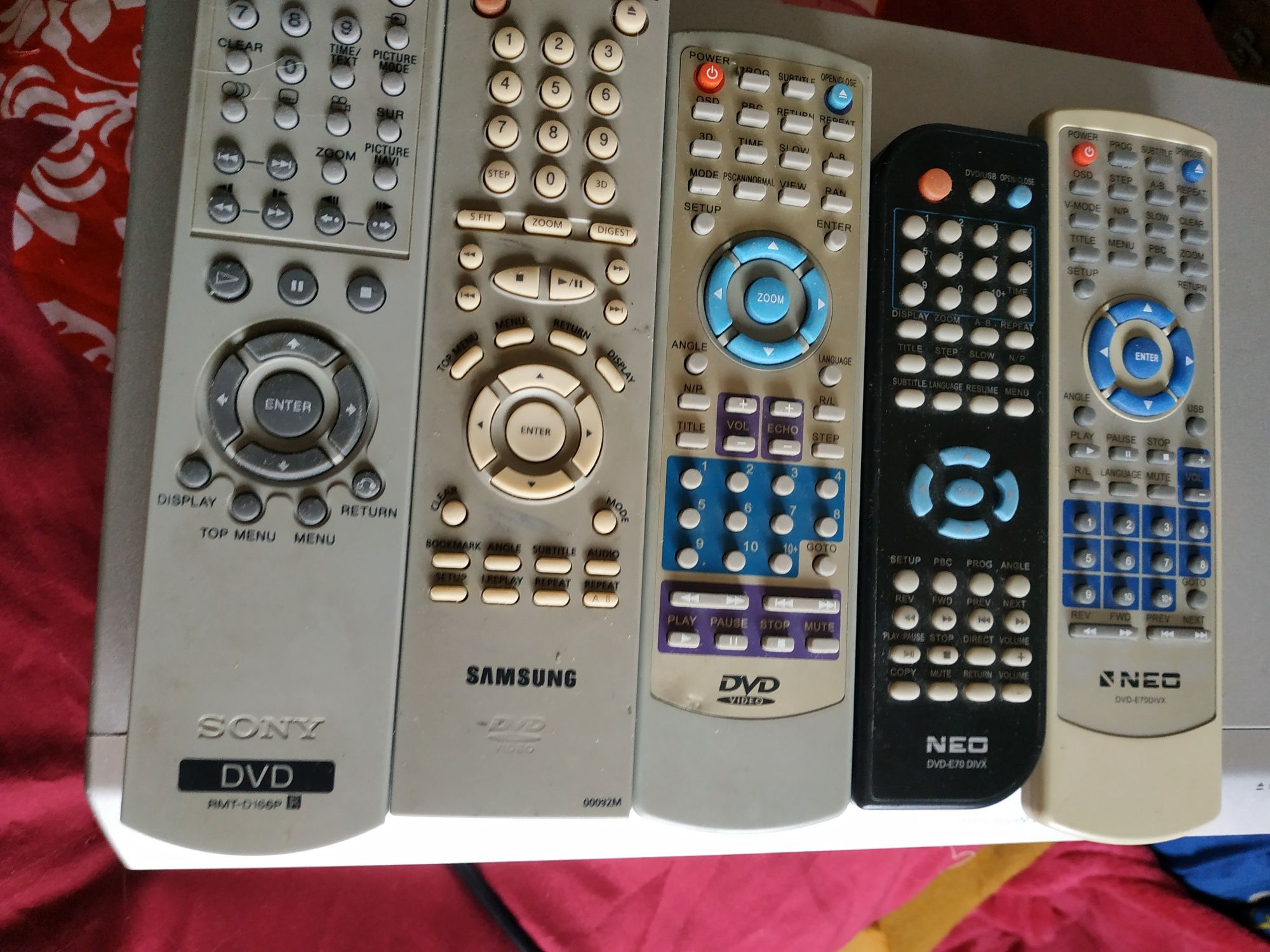 DVD samsung sony neo работят