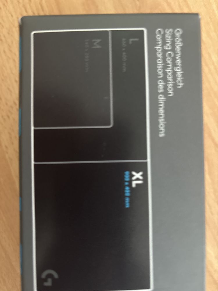 Logitech mousepad G840 XL Black 900 x 400 x 3mm