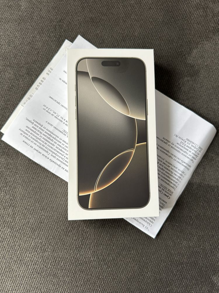 Apple Iphone 16 pro max 256gb 24м Гаранция