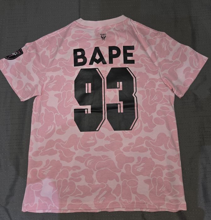 BAPE X Inter Miami CF camo pink