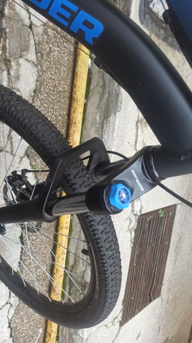 Vand Rockrider ST 120 unisex, marimea M negru fumuriu, roti 27.5 inch