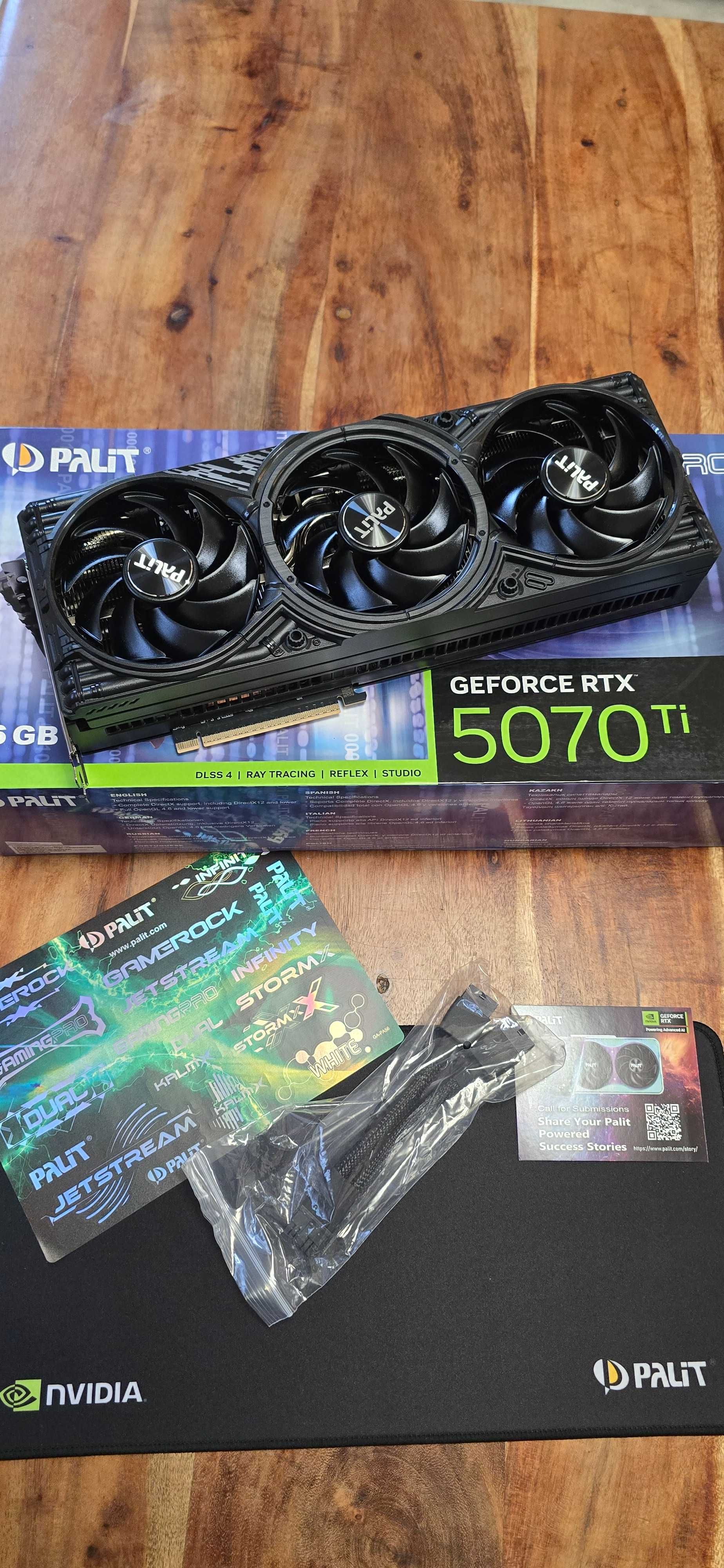 Palit GeForce RTX 5070 Ti GamingPro 16GB GDDR7 256bit CUDA CORES: 8960