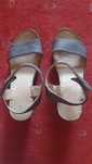 Sandale piele talpa ortopedica 37 maron/gri
