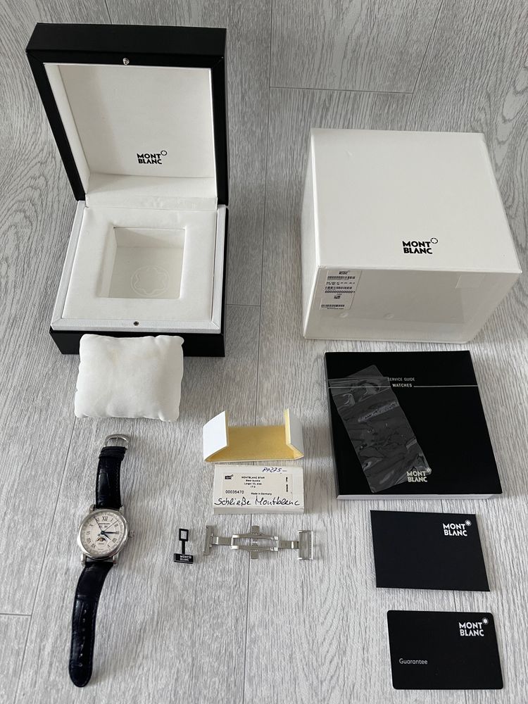 Montblanc Moonphase Star Calendar Heritage Ceas Automatic