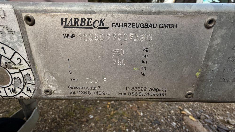 Remorca 5 m 750 kg recent adusa din Germania