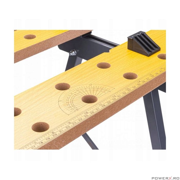 Masa de lucru, 100 kg/560 mm, reglabila pliabila pentru atelier,