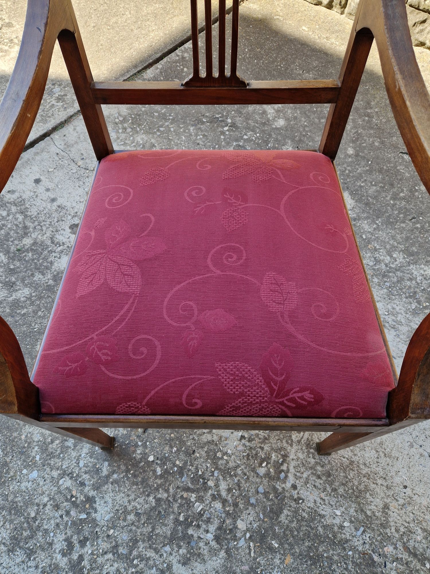 Прекрасен чифт антикварни немски столове кресла Biedermeier