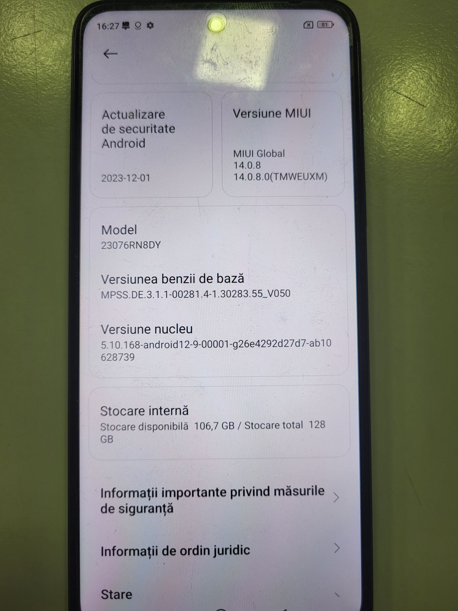Redmi 12 5G Impecabil ca Nou Poze Reale