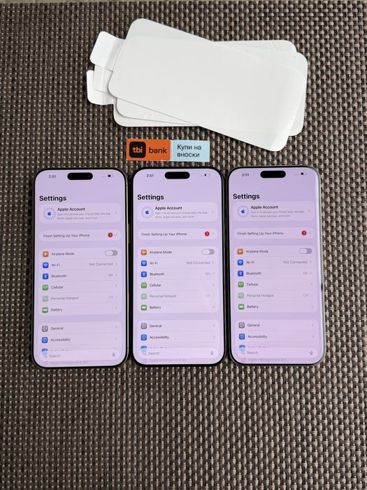 НОВ! *ЛИЗИНГ* iPhone 16 Pro Max 256Gb Black / Natural / Desert Titani