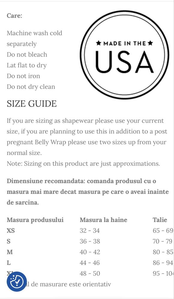 Belly Bandit - Lenjerie refacere postpartum & CEZARIANA