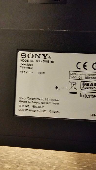 TV Sony 50W815B defect 2 bucati