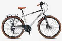 Bicicleta City Kron CX 300, roata 28", 24 viteze, cadru aluminiu, fran