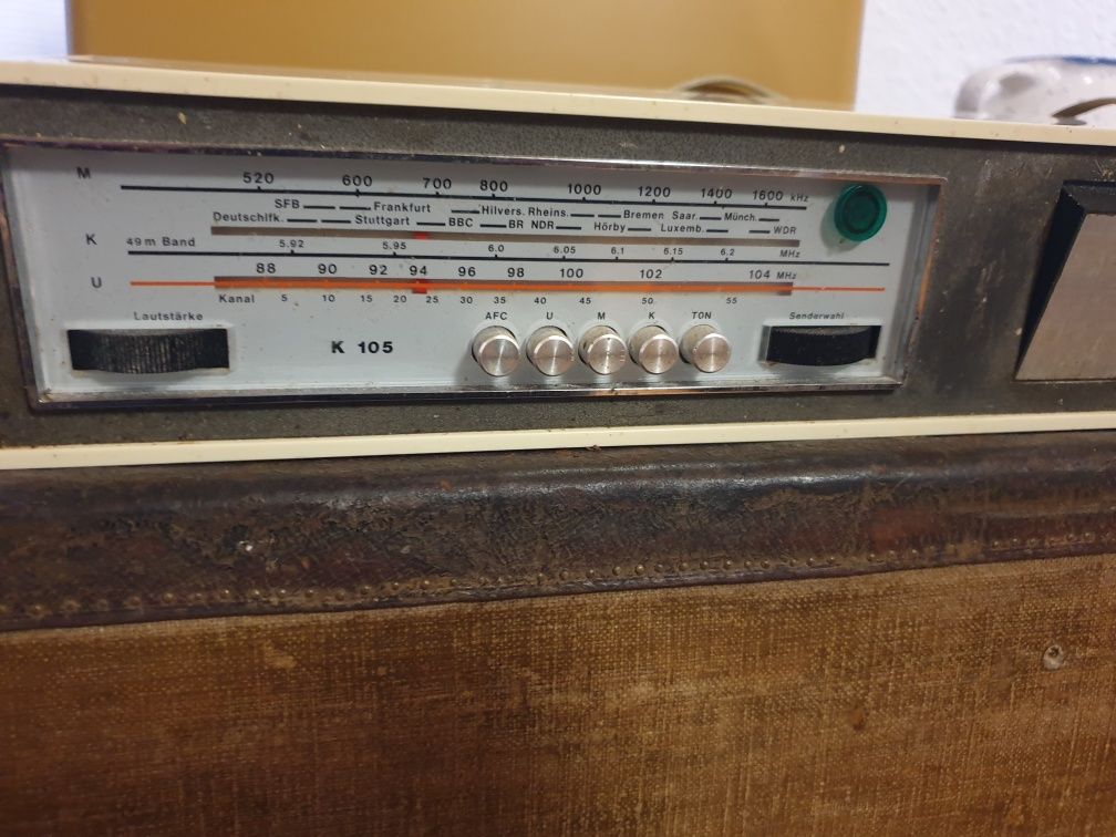 Radio Telefunken K 105, vechi, vintage, colectie, muzeu