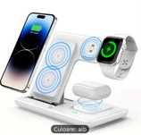 Suport Statie Incarcare Rapida Wireless Telefoane Ceasuri USB C