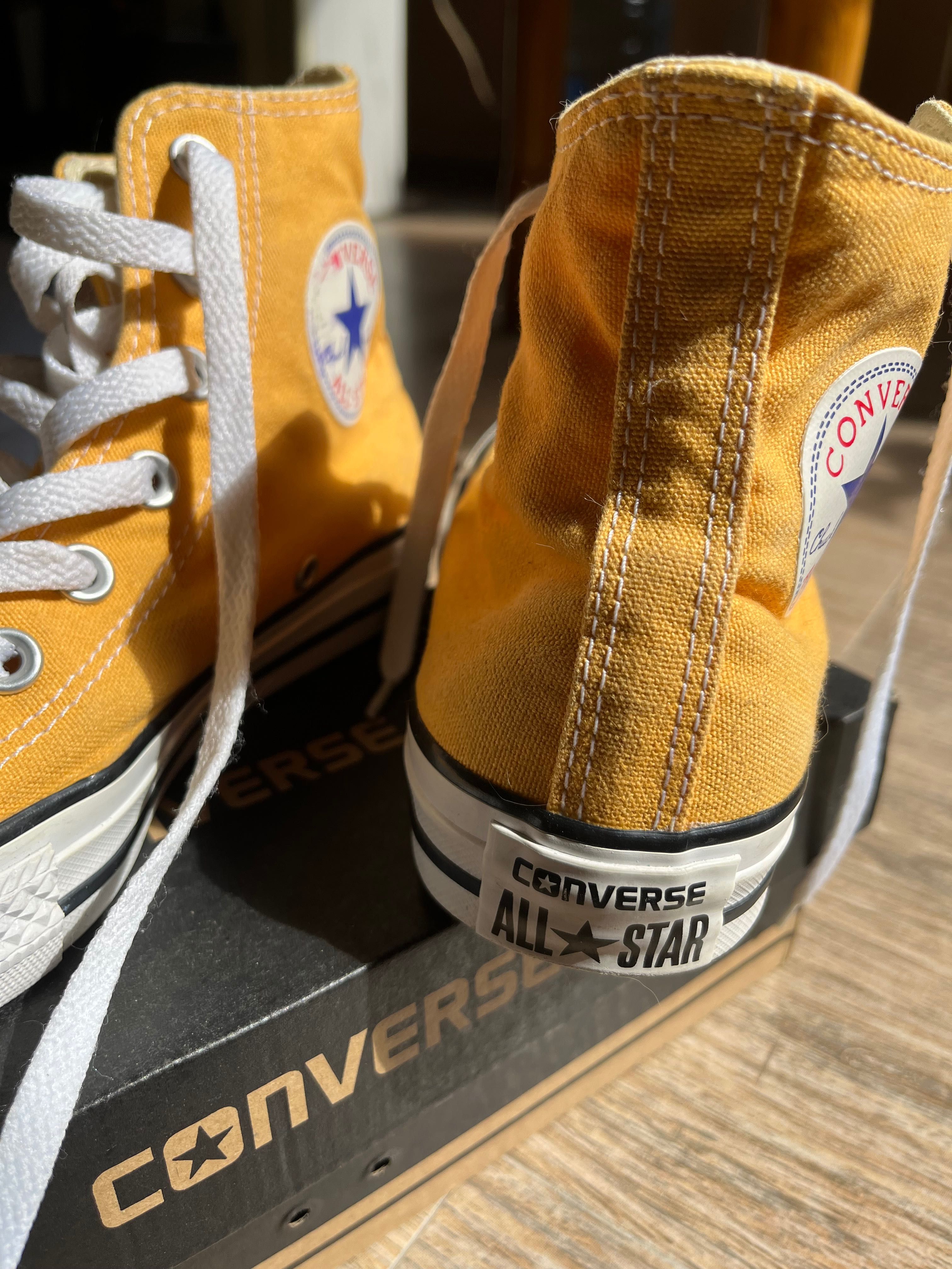 Converse Дамски жълти кецове