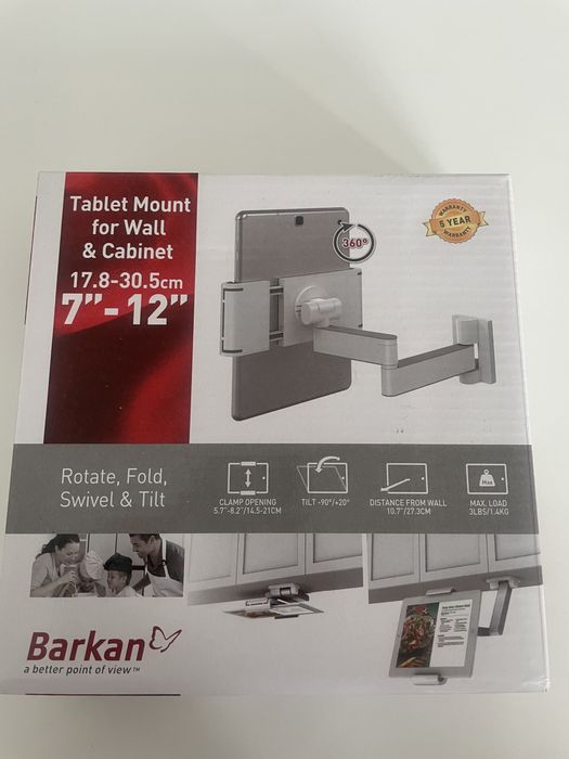 Suport Tableta perete Barkan de 7 - 12"