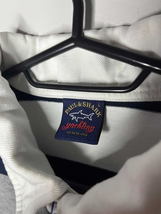 Paul & Shark Long Sleeve Rugby Polo Shirt Мъжка Блуза с Яка