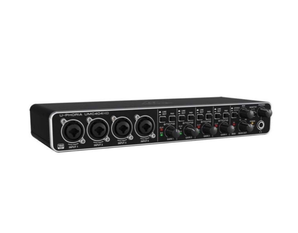 Внешняя звуковая карта Behringer uphoria UMC404hd
