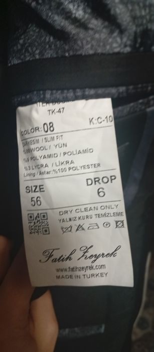 Sacou de lux Fatih Zeyrek, mărime 56, impecabil!
Brand premium, 88% lâ