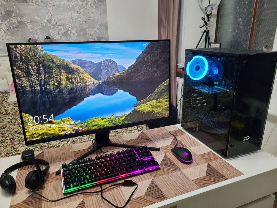 Компьютер на базе core i 5 4 поколения с  монитором 27 дюймов