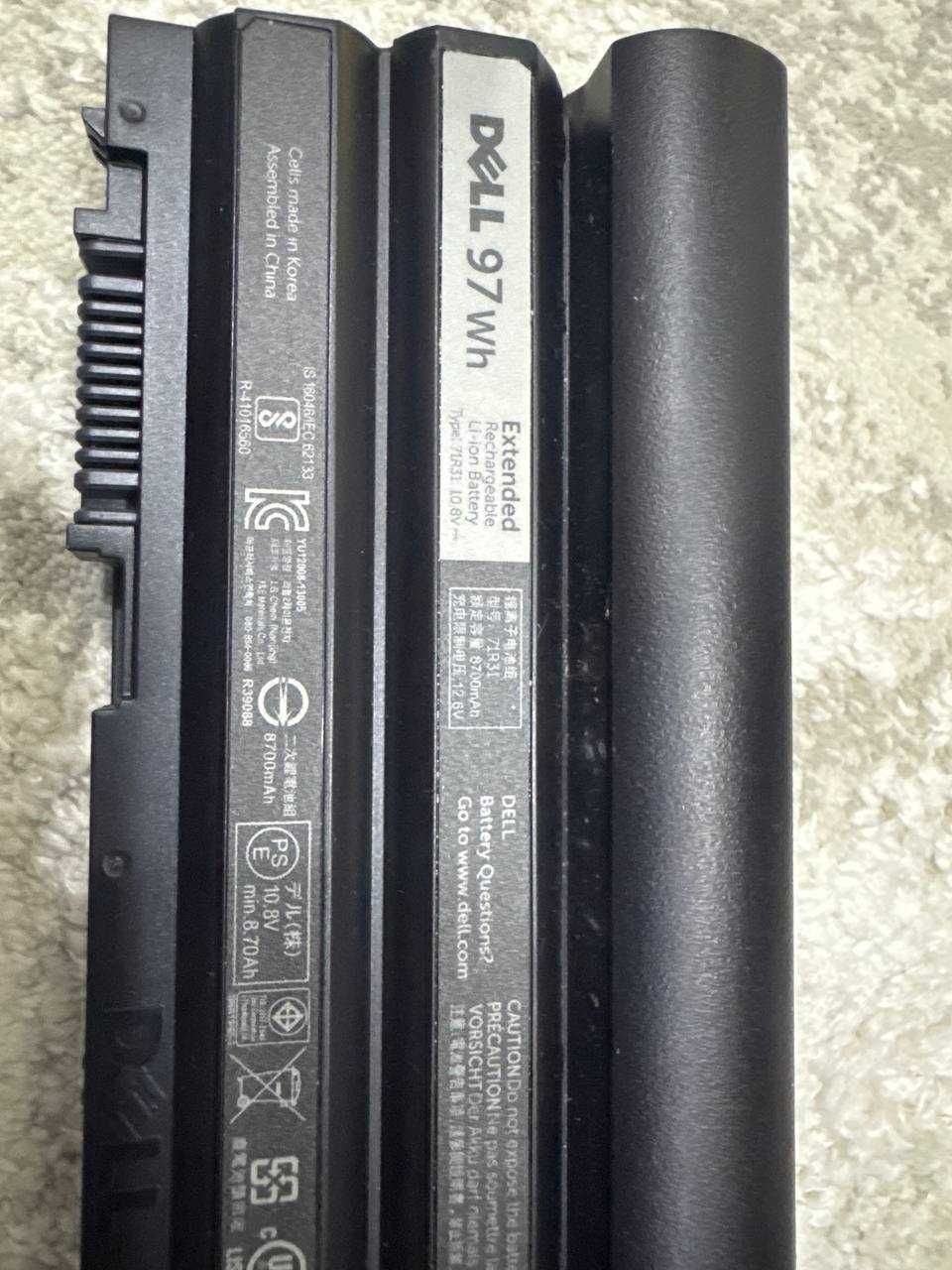 Original Dell Battery 65Wh, 97Wh