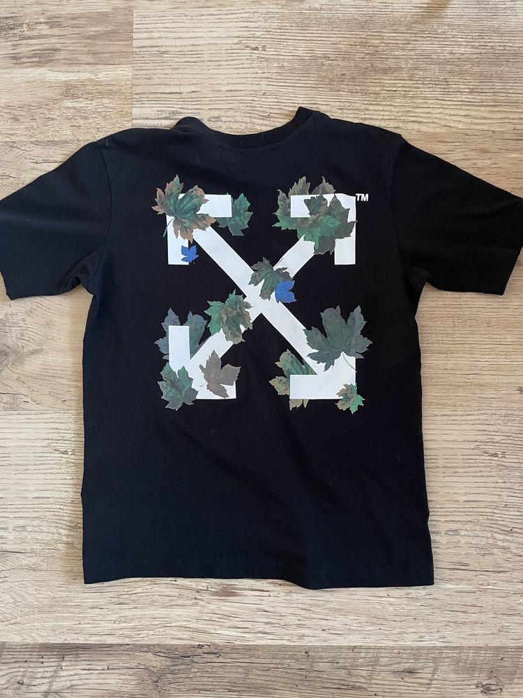 Off White Leaves Tshirt