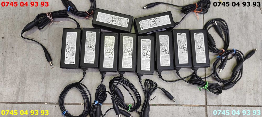 alimentator incarcator samsung 14v 1.8A mufa 6.5mm x 4mm cu pin proba