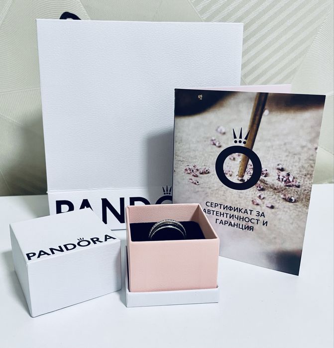 Пръстен Pandora Стъпка напред