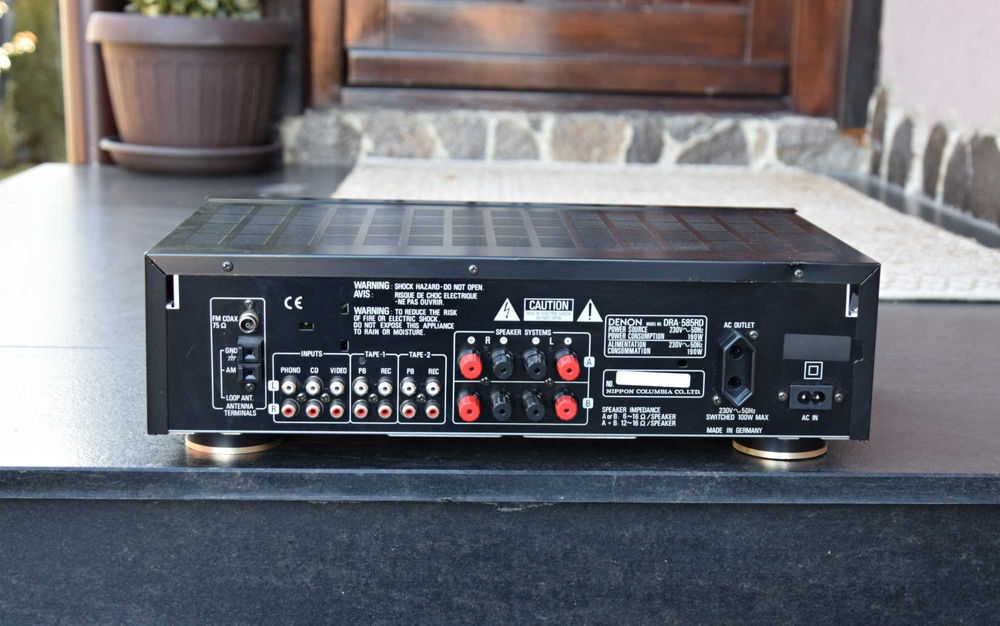 Amplificator Denon DRA-585 RD, amplituner
